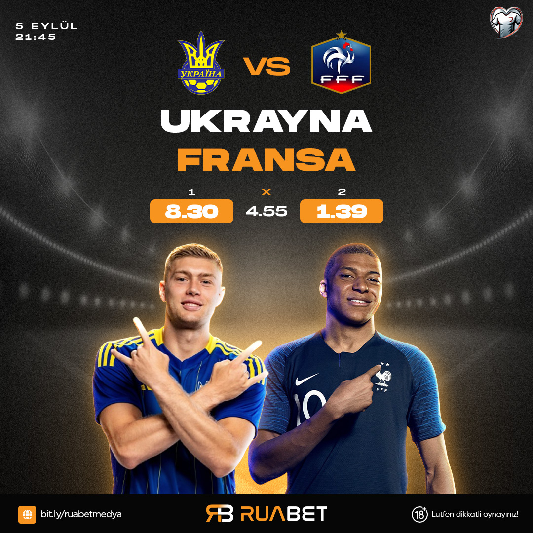📸 Ve günün en bomba en keyifli maçı sizlerle...

🇺🇦 Ukrayna - Fransa 🇫🇷

🔥 ruabet137.com 🔥