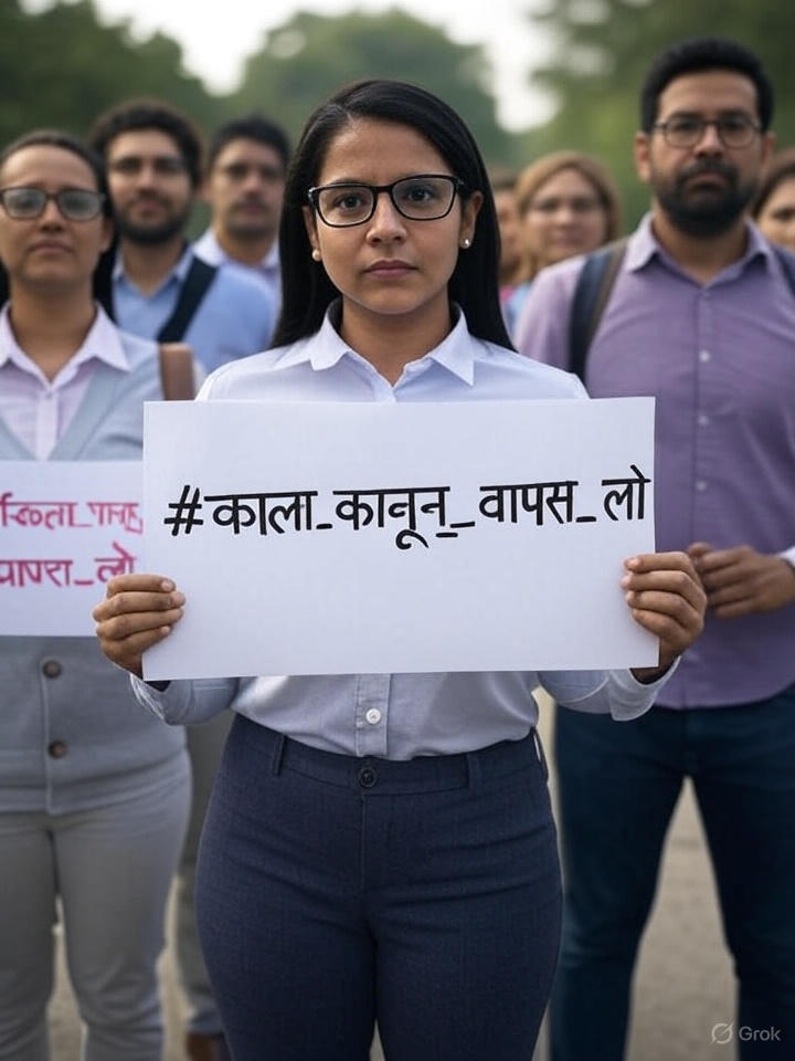 #काला_कानून_वापस_लो