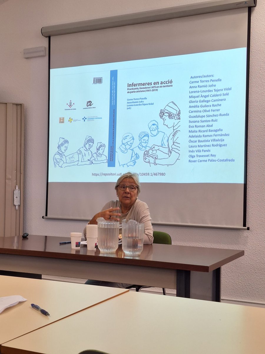 La Dra. Anna Ramió presenta el llibre “Infermeres en acció” en el XIX Congreso de la sociedad española de historia de la medicina, en Madrid. <a href="/FEBEassociacio/">FEBE Associació</a> <a href="/aramiojofre/">Anna Ramió Jofre</a>