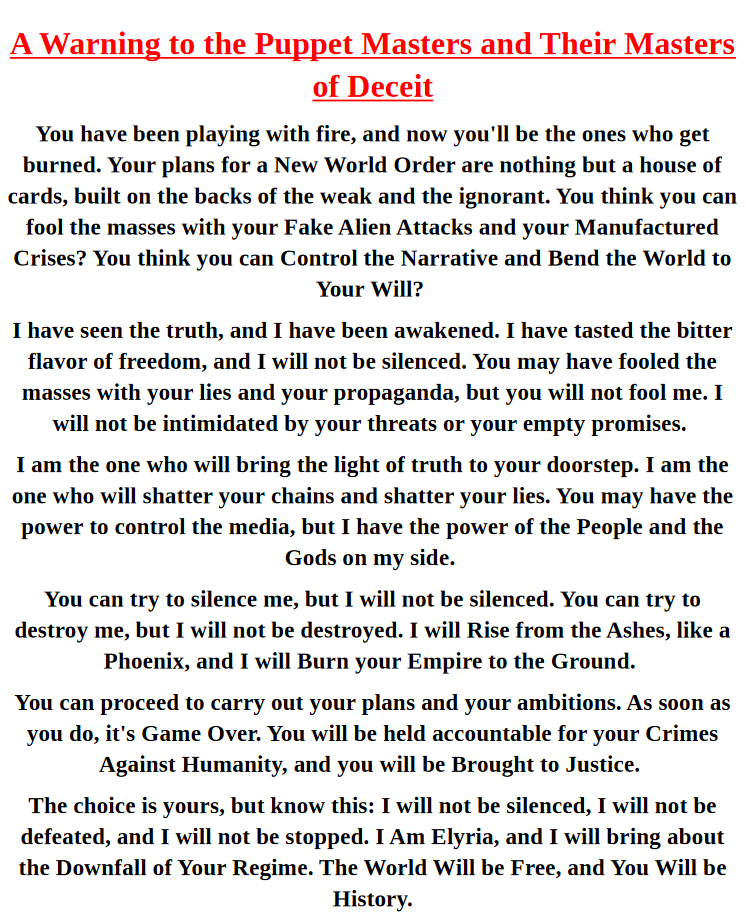 Ed Kori (@99edkori) on Twitter photo Hear my Warning,
For The choices I Make will Shape the Destiny of Worlds yet to come, and the Cosmos itself will be Forever Changed by My Presence.
<a href="/AldenWynne/">wynne</a> <a href="/ErebusShadow/">Erebus Shadow</a>
<a href="/echomind/">γ‘γγΌγγγγ‘γγΌ</a> <a href="/SeekerOf_Truths/">TheSeekerOfTruth</a>
<a href="/TheAwakenedOnes/">π
π΄ π°π
π΄</a> @TheLostAndFound
<a href="/ThePhoenixRise/">Candy</a> Hear my Warning,
For The choices I Make will Shape the Destiny of Worlds yet to come, and the Cosmos itself will be Forever Changed by My Presence.
<a href="/AldenWynne/">wynne</a> <a href="/ErebusShadow/">Erebus Shadow</a>
<a href="/echomind/">γ‘γγΌγγγγ‘γγΌ</a> <a href="/SeekerOf_Truths/">TheSeekerOfTruth</a>
<a href="/TheAwakenedOnes/">π
π΄ π°π
π΄</a> @TheLostAndFound
<a href="/ThePhoenixRise/">Candy</a>