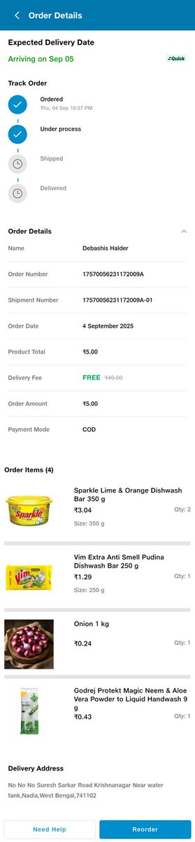imPappu18's tweet photo. I received jiomart happy hour cupons in sms . I ordered some grocery from jio mart using thoose cupons but they didn't make the delivery yet . I connected to customer care,they said to visit offline store but offline staff said they don't get the order. @JioMart @JioMart_Support https://t.co/icxCZScHUy