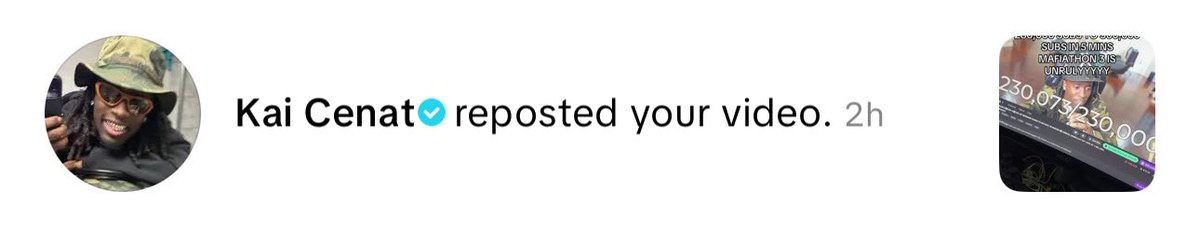Woke up to Kai Cenat reposting my TikTok, Good Morning &amp; Happy Friday 🥳