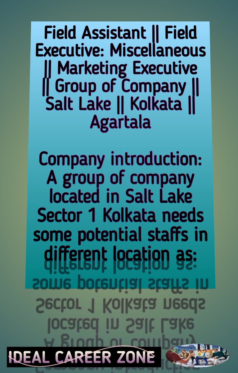 irshadisc's tweet image. Field Assistant || Field Executive: Miscellaneous || Marketing Executive
youtu.be/09e4sVIi8Jg
#FieldAssistant #FieldExecutiveMiscellaneous #MarketingExecutive #SeniorProjectManager #ProjectEngineer #SecurityOfficer #StoreOfficer #Accountant #AccountsExecutive #GroupofCompany