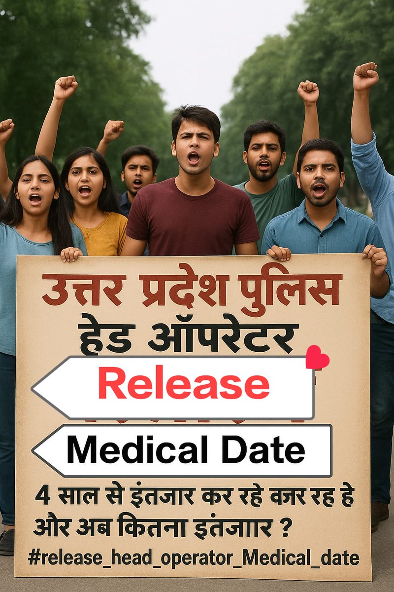 KumarAkash64246's tweet photo. @ashuips1992
@ChiefSecyUP
@myogiadityanath
@UPGovt
@askrajeshsahu @itspravin99  @savedemocracyI @upprpb
@dgpup @AmarUjalaNews
@DainikBhaskar
@JagranNews
@UPTakOfficial
#release_head_operator_Medical_date https://t.co/iWUv7FWqKV