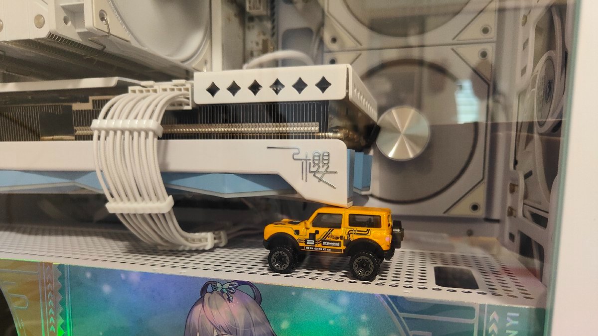 YestonOfficial's tweet image. Some unique graphics card holders shared by our followers. What&apos;s your holder?
.
#yeston #graphicscard #gpu #hardware #pcgaming #pcbuild #sakura #atlantis #sakuraatlantis #gpuholder