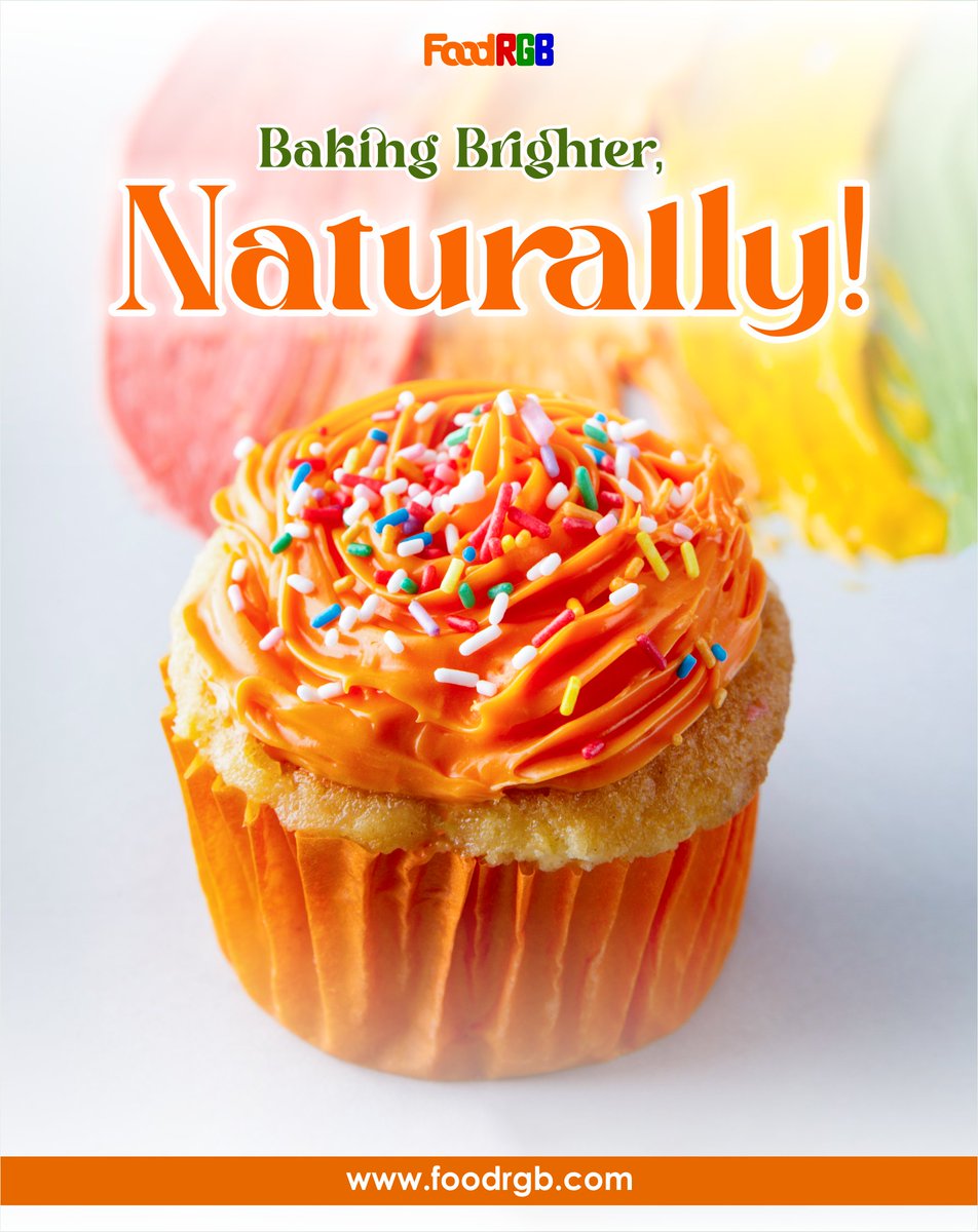 FoodRgb's tweet image. From golden breads to rainbow cakes  – FoodRGB brings natural brilliance to your bakery creations.

#FoodRGB #BakeryInnovation #CleanLabelBaking #NaturalColors #FoodFormulation