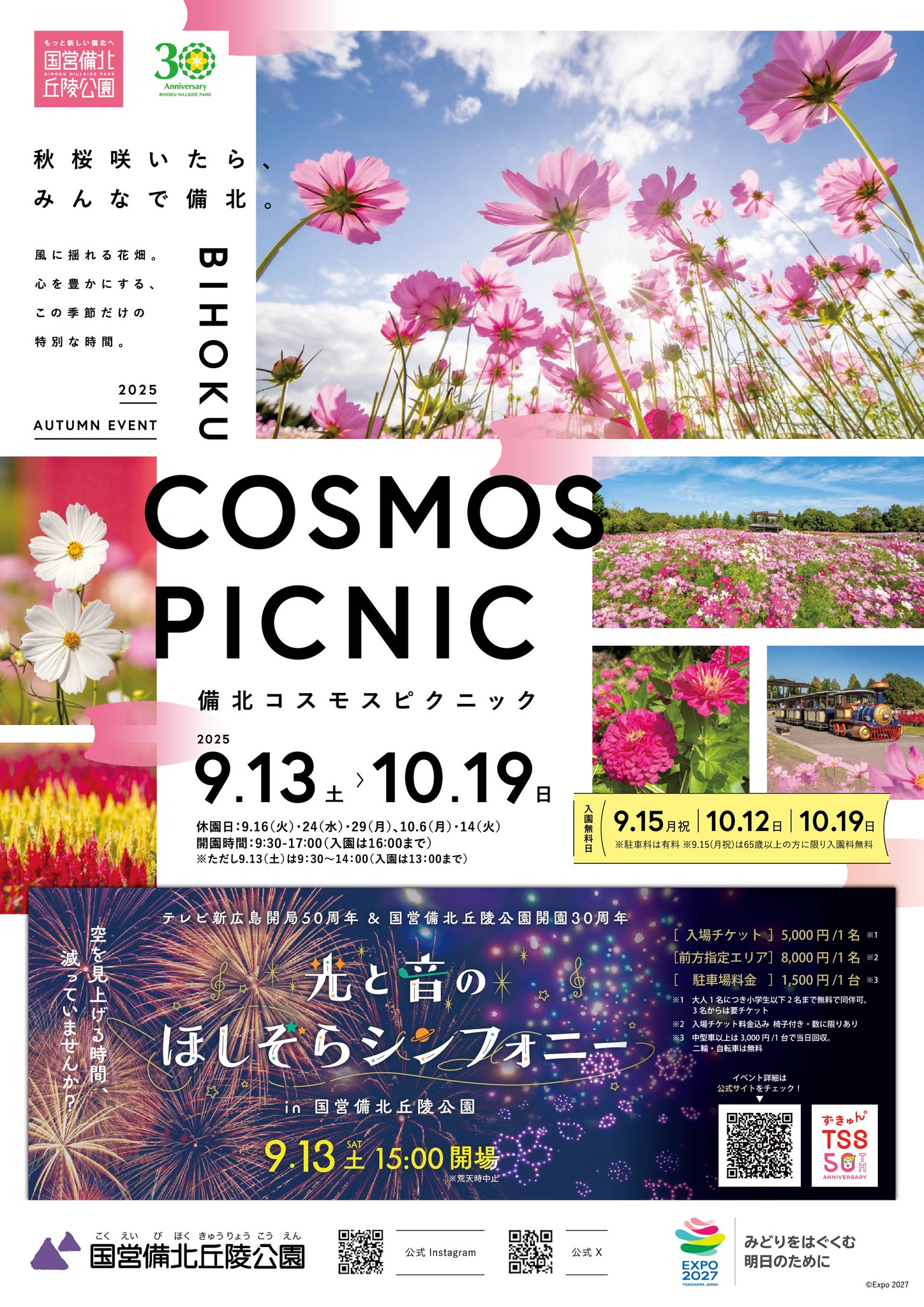 鈴木米子、【農大の桜咲く公園】、希少な額装用画集より、美品、新品額装付 鈴木米子、【農大の桜咲く公園】、希少な額装用画集より、美品