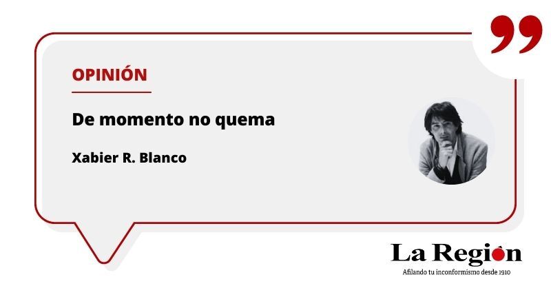 ✍ ""La gestión de los incendios puede quemar a Alfonso Rueda", acababa de comentar el marmitero más enchufado a las redes sociales del comité de socorro que asiste al folio en caso de necesidad"

"De momento no quema", por Xabier R. Blanco ↘ leer.laregion.es/hgf4f2