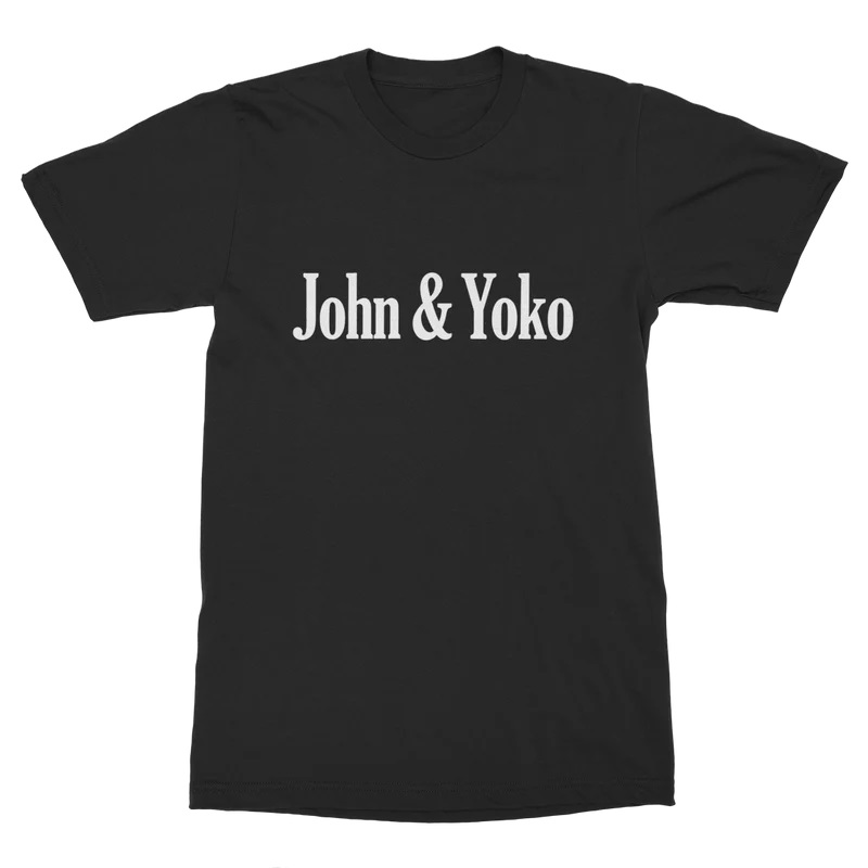 ジョン・レノン＆オノ・ヨーコ 新作アルバム発売記念 公式Tシャツ