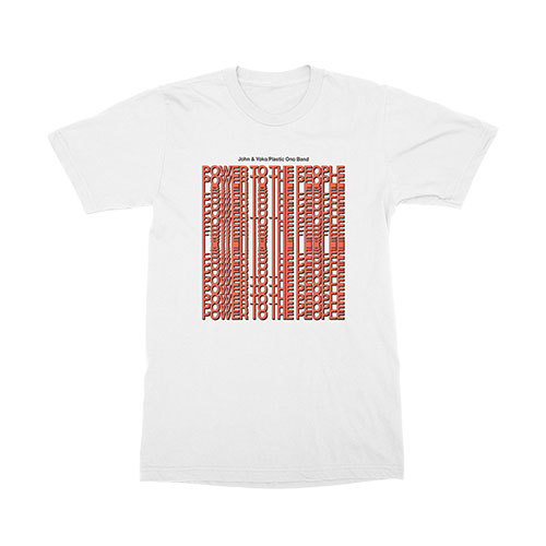 ジョン・レノン＆オノ・ヨーコ 新作アルバム発売記念 公式Tシャツ