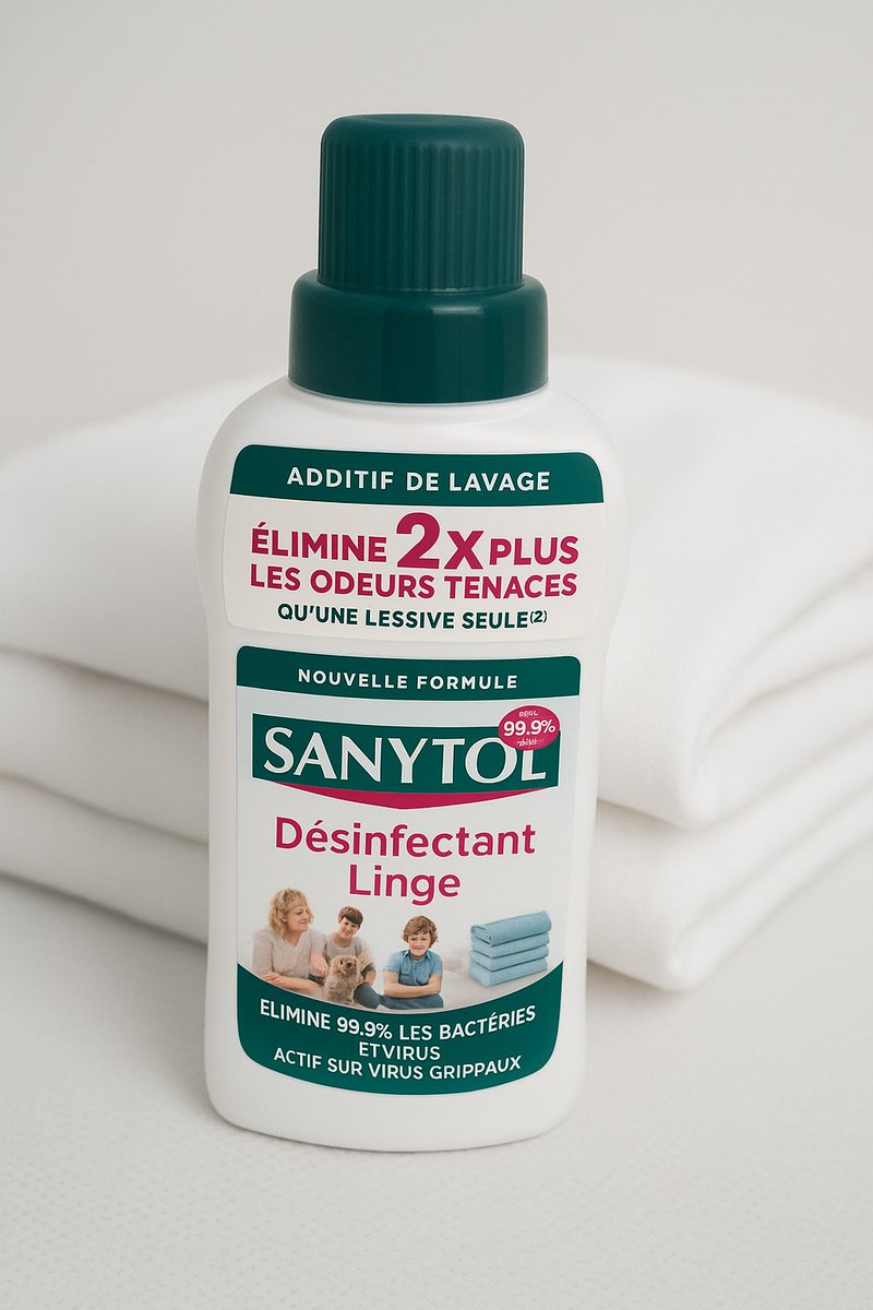 EnjoyParadiz's tweet photo. J'ai eu la chance d'être sélectionner est de tester ce produit a la maison un produit super qui désinfecte super bien le linge  #Sanytol #SanytolTout #StopOdeurs https://t.co/rvm3nWBK2F