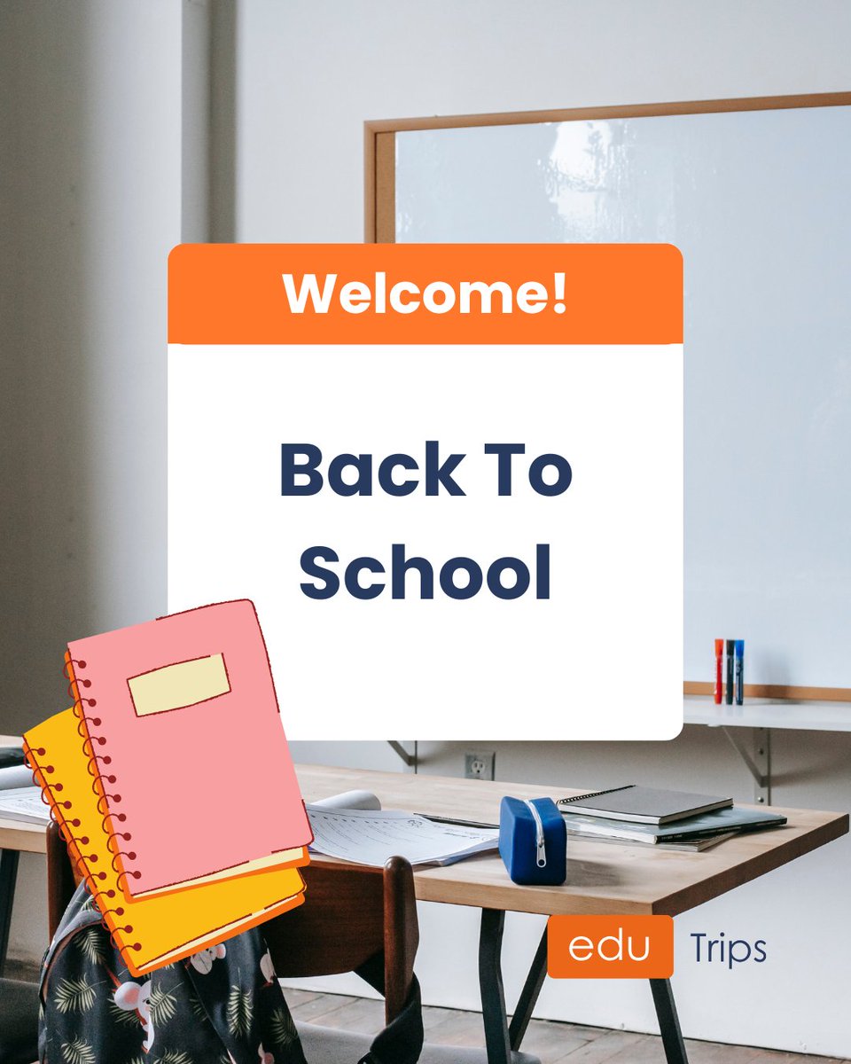 edutripsuk's tweet photo. Welcome back! 👋 Wishing all teachers and students a fantastic start to the new school year.

Ready to plan the highlight of the term? We make educational trips simple, safe, and stress-free, helping you bring the curriculum to life.

#SchoolTrip #NewSchoolYear #EducationalTrips https://t.co/UMCOtiucjY