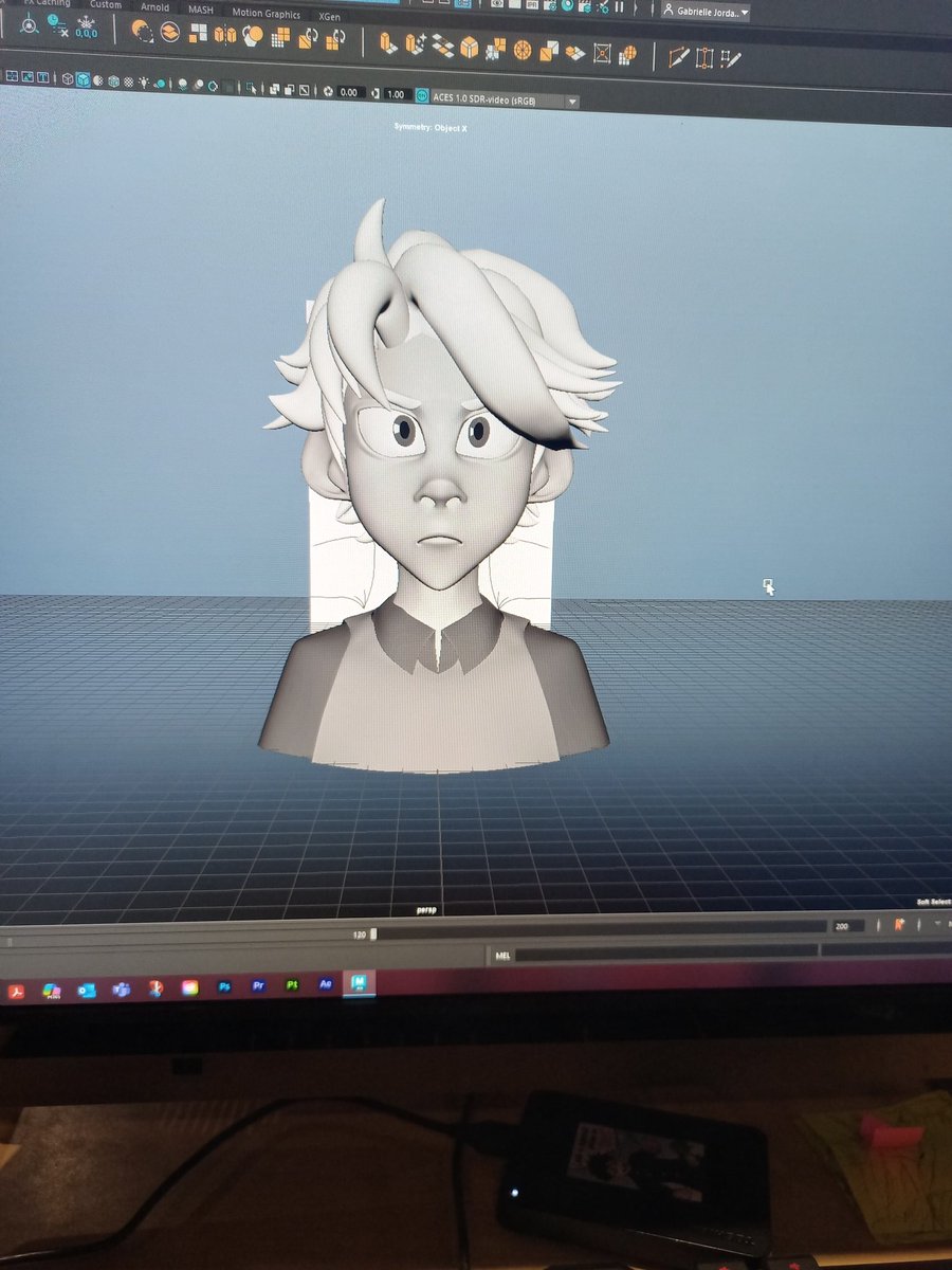 GHoSTaRT224's tweet photo. My headmodel progress so far!!!
#art #gogetfunding #backabuddy #artistree #redbubble #merch #commissions #headmodel #oc #tas #theanimationschool #maya #noai #noaiart #model https://t.co/lbN2pVPf3c