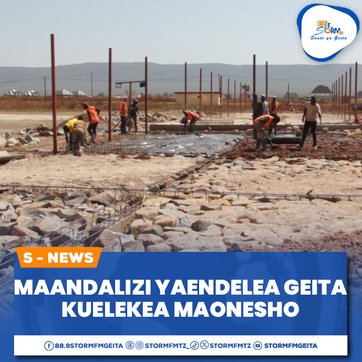 stormfmtz's tweet photo. Serikali mkoani Geita imeanza ujenzi wa mabanda ya kudumu katika viwanja vya maonesho ya Dkt. Samia Suluhu Hassan zamani EPZA vilivyopo kata ya Bombambili, halmashauri ya manispaa ya Geita lengo likiwa ni kuongeza thamani ya maonesho ya madini yanayofanyika  kila mwaka. https://t.co/inulgihvda