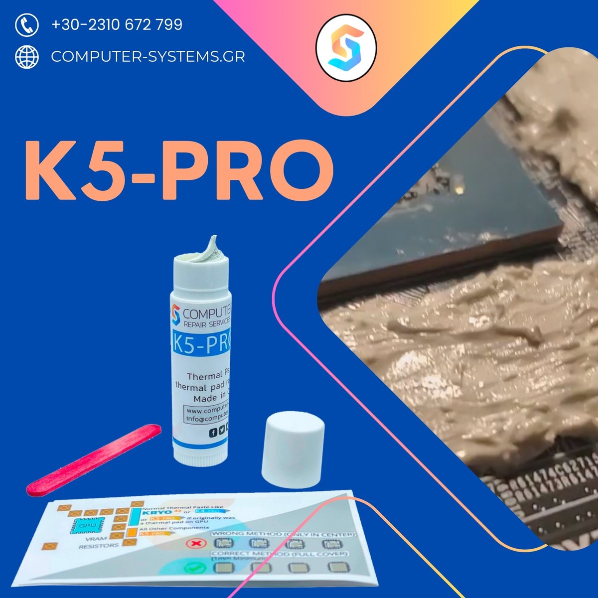 cslabs's tweet image. PC crashing under load? Watch how K5 PRO helped fix overheating and stabilize the system.

Video by MarkTownsend: youtube.com/watch?v=kIOoMC…

#K5PRO #OverheatingFix #ThermalPutty #PCRepair