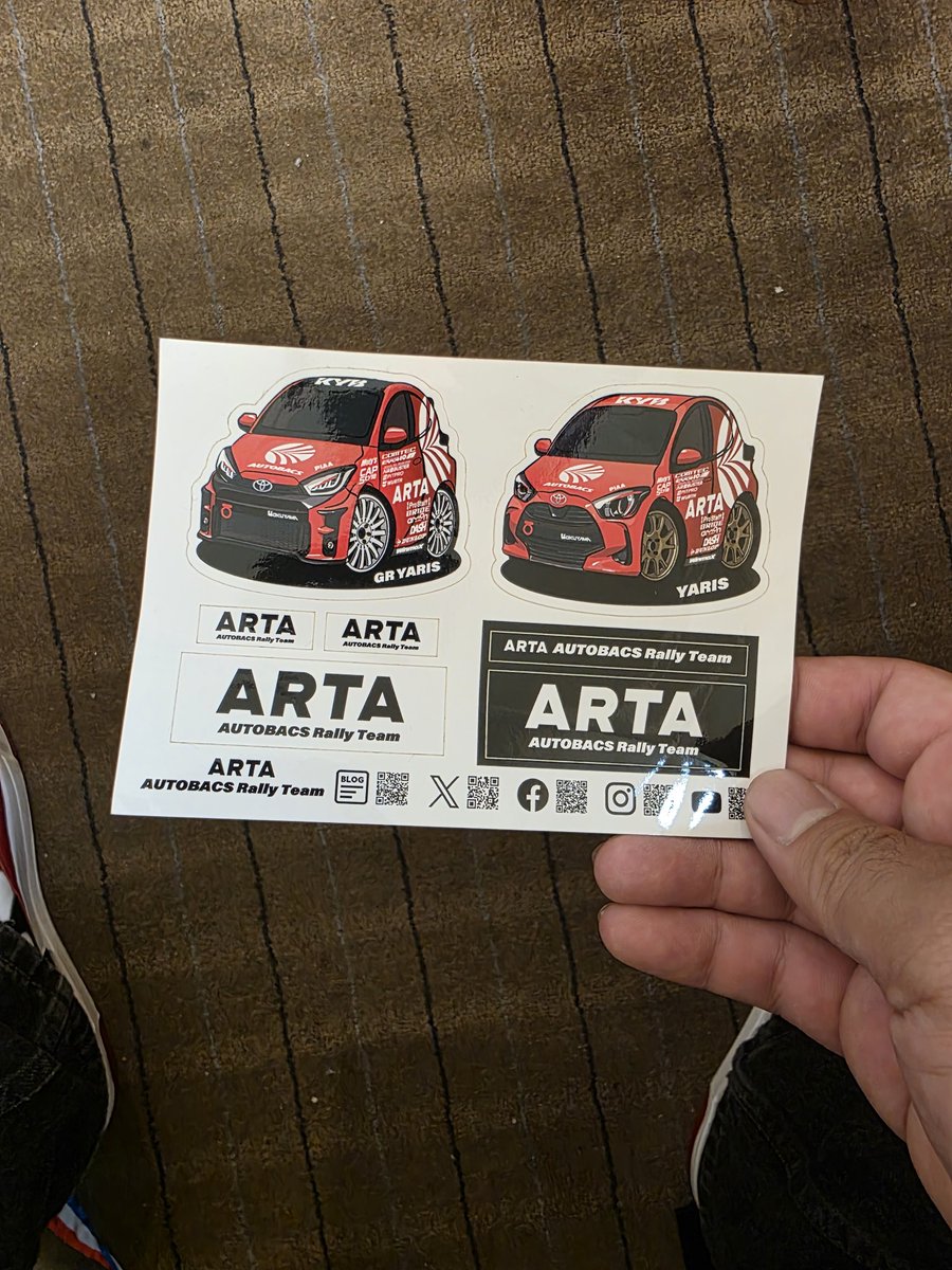 ARTAのシールもらったけどめちゃかわええやん
いいね😁