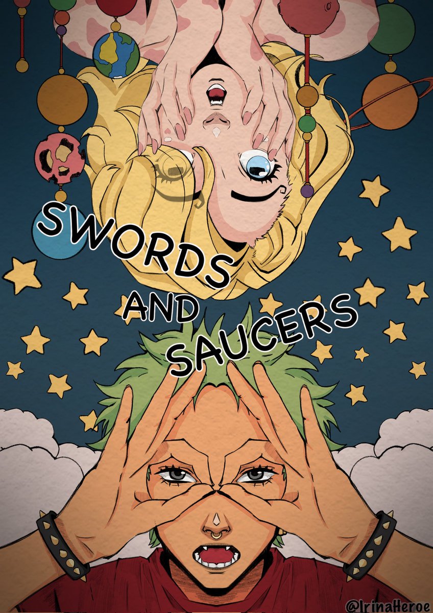 ZoSan fic I'm working on. 
(I'm not sure when I'll post it because I have some other stories that I'm also working on.)

Short plot summary:

In 1980s America, teen Zoro sees some weird lights on the horizon and follows them only to discover a mysterious ship and someone in it.