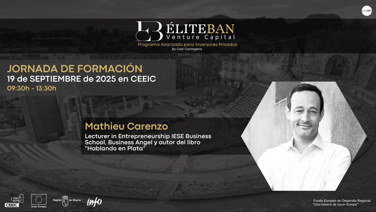 🚀 ¡ÚNETE A LA III EDICIÓN DEL PROGRAMA AVANZADO PARA INVERSORES PRIVADOS ÉLITEBAN!

Este programa de sensibilización y capacitación está diseñado para ofrecer a los inversores privados, business angels, family offices, empresarios y CEOs de startups, las claves para gestionar y