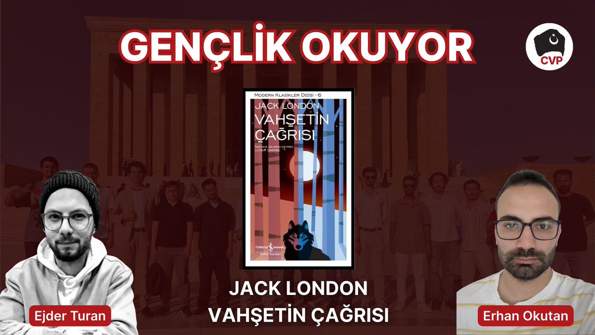 "Gençlik Okuyor | Vahşetin Çağrısı - Jack London | Erhan Okutan - Ejder Turan"

Cumhuriyetçi Vatanseverler Partisi YouTube kanalında yayında. 

İzlemek için;
youtu.be/5ppQ1WT87Ec?si…

<a href="/cvpgenelmerkez/">Cumhuriyetçi Vatanseverler Partisi</a>