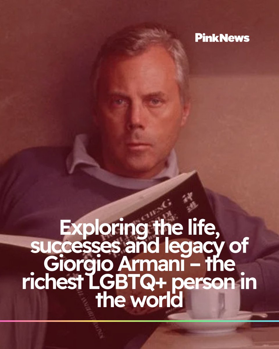 Exploring the life, successes and legacy of Giorgio Armani – the richest LGBTQ+ person in the world ➡️ bit.ly/3HY2gac