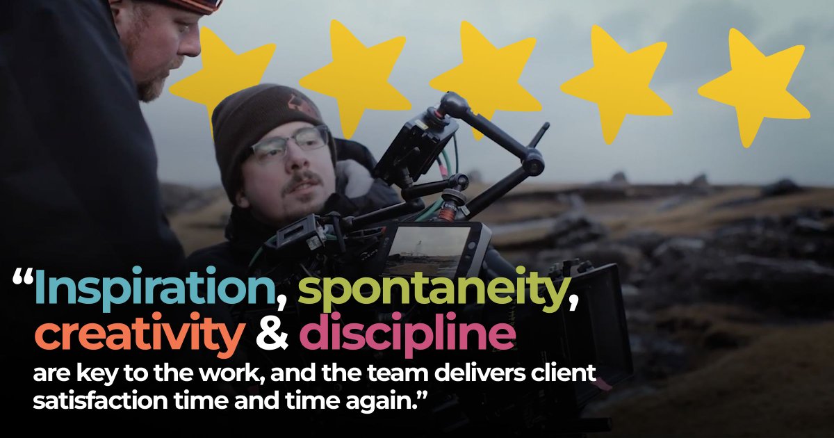 “Inspiration, spontaneity, creativity and discipline are key to the work, and the team delivers client satisfaction time and time again.” -Edwin S.

🌟 A big thanks to our clients for trusting us with your stories.