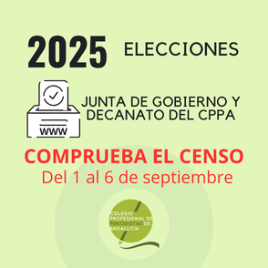 #PeriodistasdeAndalucia
👉Y elegiremos nueva Junta de Gobierno y Decanato

🗳️Consulta el censo electoral -reclamaciones hasta mañana 6 septiembre- para poder participar en la Elecciones (15 octubre) 

🔗Información periodistasandalucia.es/elecciones-202…