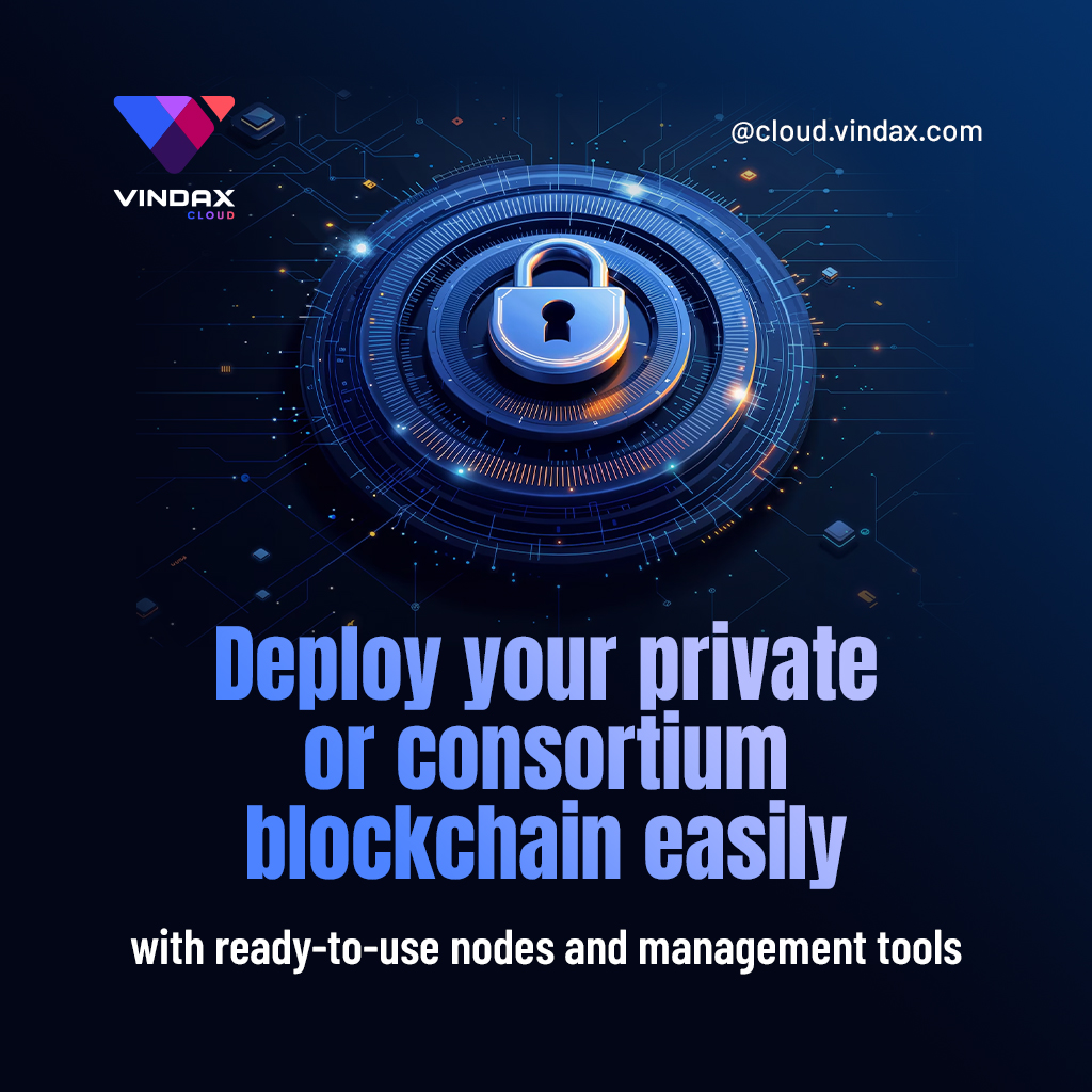 VinDAXCloud's tweet image. Deploy Your Private or Consortium Blockchain with Ease!
✅ Ready-to-use nodes
✅ Intuitive management tools
✅ Enterprise-grade security

👉 Start today at: cloud.vindax.com/proof-of-autho…

#BlockchainDeployment #PrivateBlockchain #ConsortiumBlockchain #EnterpriseBlockchain