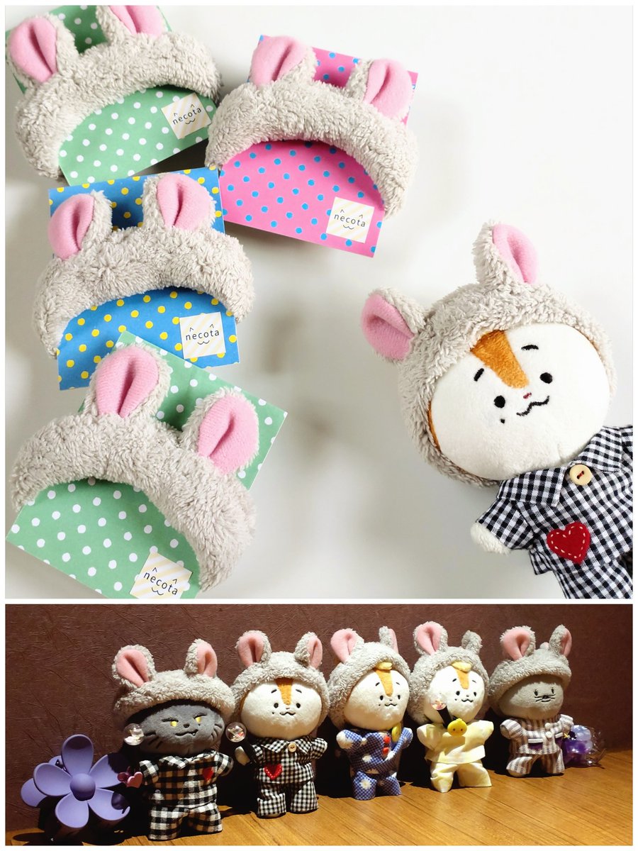 ぬい服  2025/08
ソンムル用チックヘアバンド
#VANNER #배너 #VANNEE #ぬい活