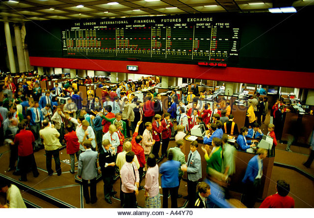 The old LIFFE floor where I traded from the first day to the last, before it all went electronic.