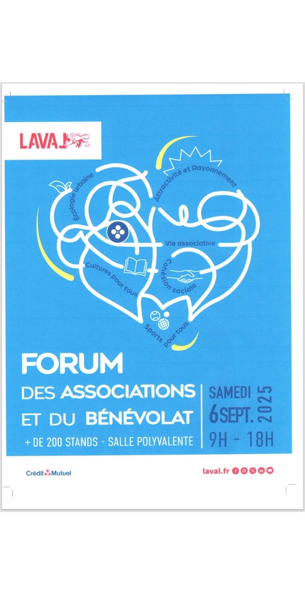 Un rendez-vous devenu annuel. Plus de 200 associations vous y attendent samedi, avec - nouveauté - un « mur du bénévolat » pour celles et ceux qui souhaitent apporter leur contribution aux demandes d’associations.