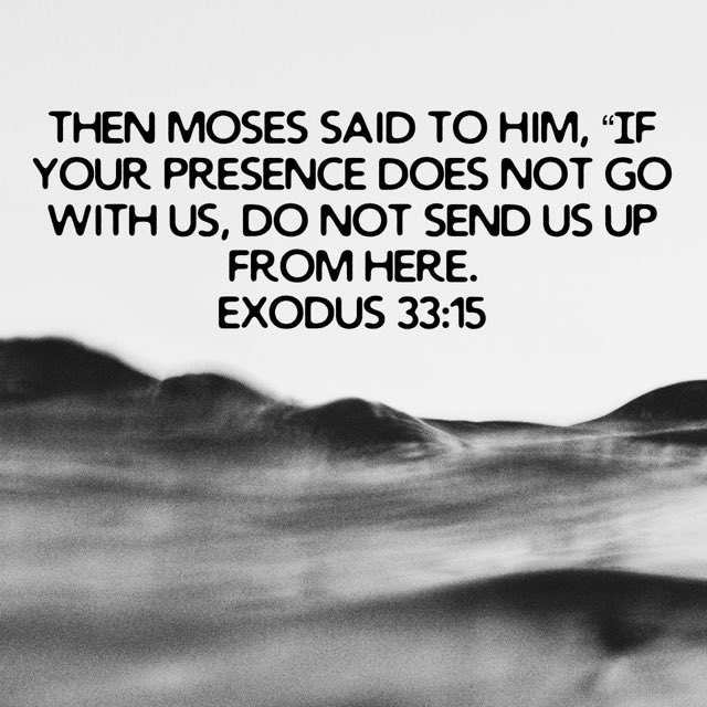I pray that today we move and think with the intentionality that if God is not in it or if his presence is not there that we sit and wait for his instructions, even if that means denying your own personal desires.

BE STILL!!!