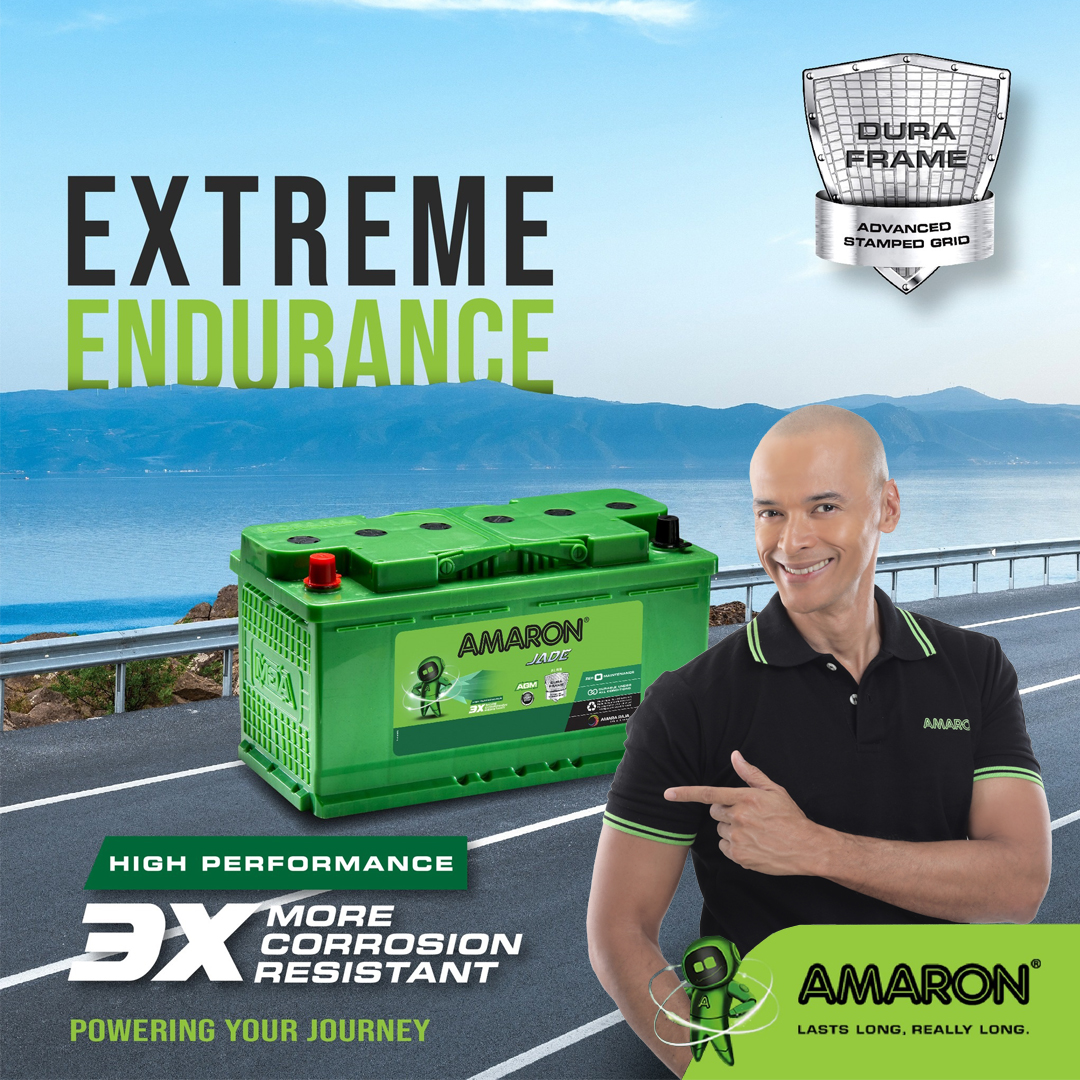 AmaronBatteryPh's tweet photo. Amaron JADE is built for those who demand lasting performance. Engineered with advanced technology, it offers 3X higher resistance to corrosion, giving you unmatched durability and reliability even in the toughest conditions.
#amaron #Amaronph #lastlong #ReallyLong #allnewamaron https://t.co/LWCLz6LH8Y