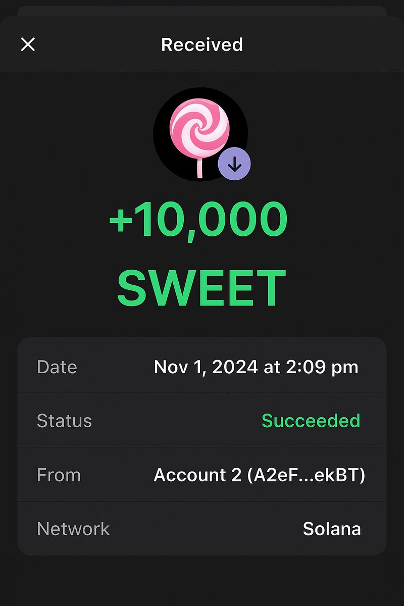 nftfanstoken's tweet photo. 10,000 Free $SWEET

DROP SOLANA WALLET 

at 250 entries winners will be announced 📣 https://t.co/uTn7vNpw2K