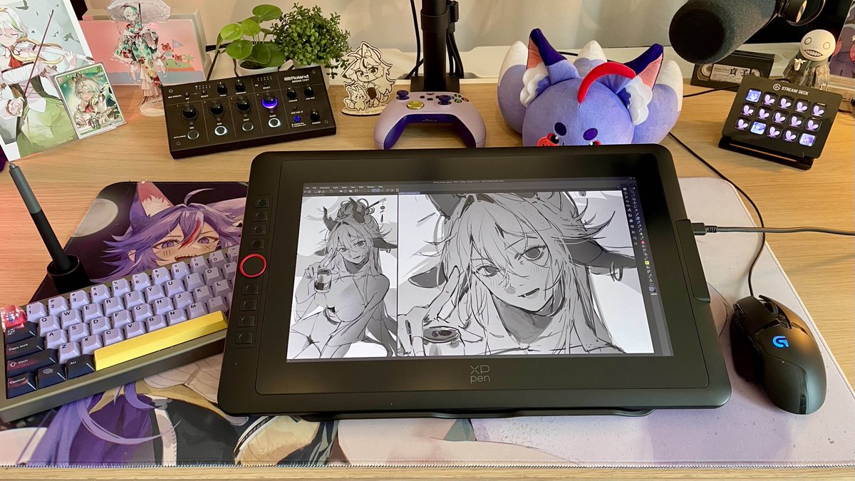 XPPen_de's tweet photo. ✨【 Dragon OC 】
von der talentierten Künstlerin @_littlemisstina  mit #xpen #artist156prov2 

#oc #characterdesign #twitchartist #xppenreview #xppenartist #illustration #digitalart #dragon https://t.co/yNZ9F9s1x3