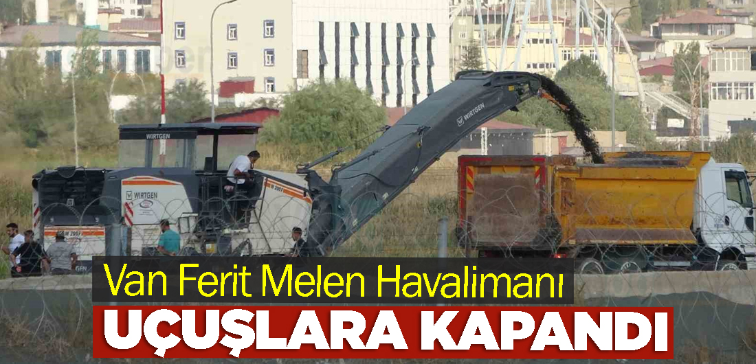 Van Ferit Melen Havalimanı Uçuşlara kapandı vandahaber.com/van-ferit-mele…