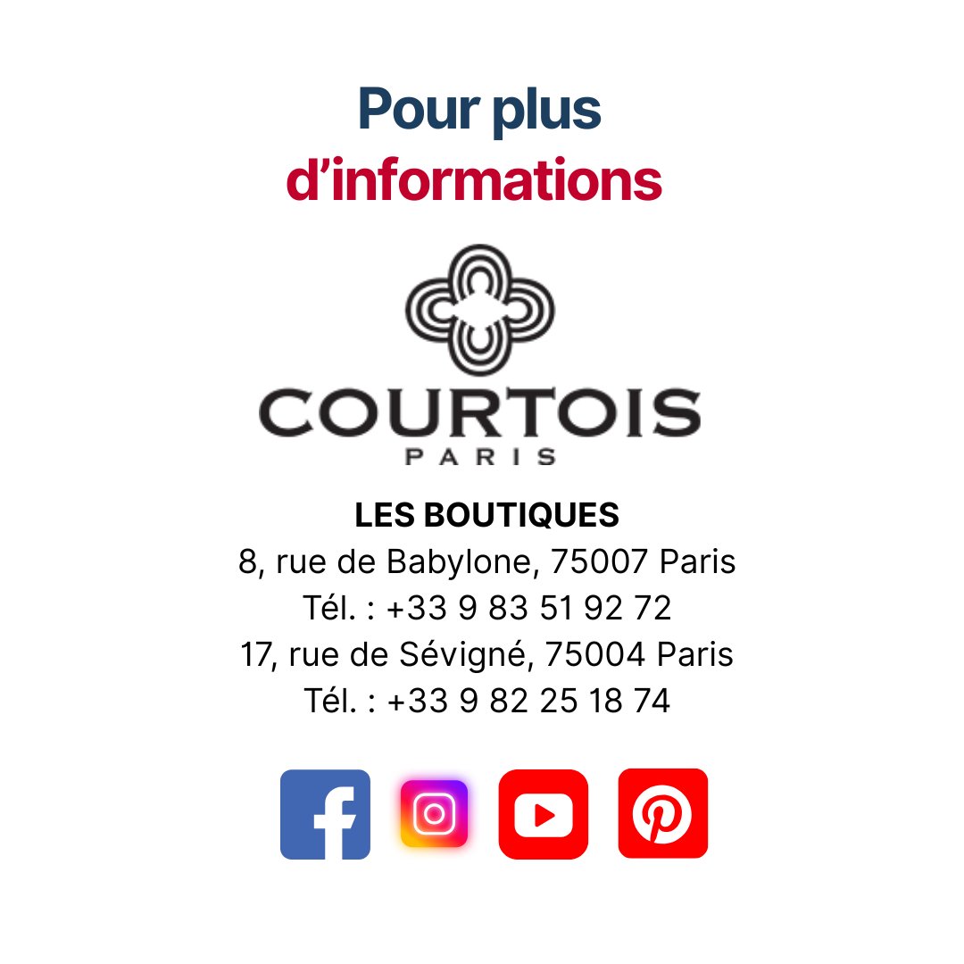 Courtois Paris : l’art du chapeau français 🎩

Nous avons le plaisir de vous présenter Courtois Paris, une Entreprise du Patrimoine Vivant créée par une famille de passionnés.

Décrouvez Courtois Paris ici  : courtoisparis.fr/collections/ch…

<a href="/DGEntreprises/">Direction générale des Entreprises</a> <a href="/VeroLouwagie/">Véronique Louwagie</a>
