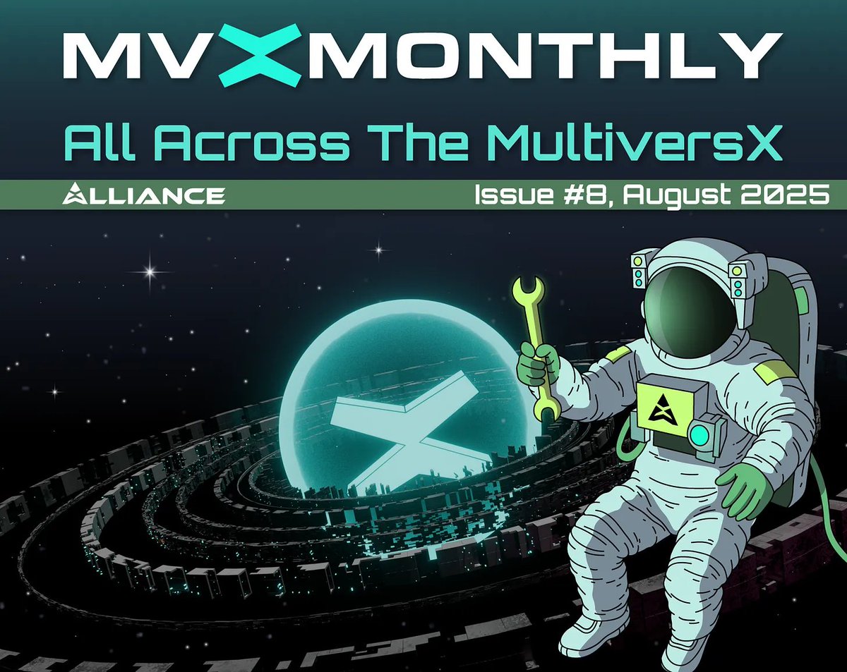 MvX Monthly: August Edition

Signal detected: The Way Forward.

Our newsletter covering the most important happenings across <a href="/MultiversX/">Multiversᕽ</a> is here!

Exclusively on our Substack.
📰↓