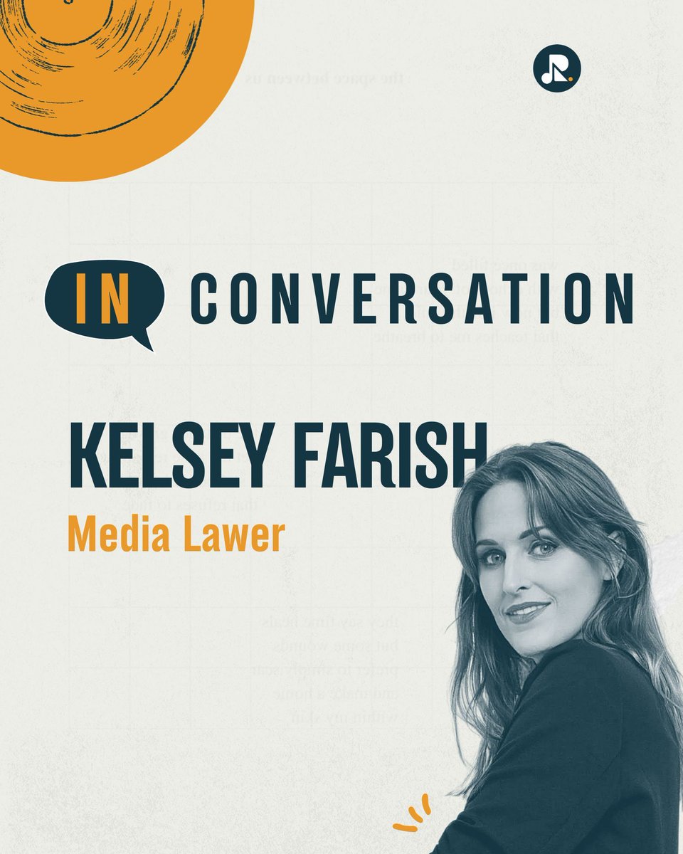 A pleasure chatting with media lawyer <a href="/kelseyfarish/">Kelsey Farish</a> about the vital role she plays in protecting musicians, rightsholders, and creatives. 💡

Want to be the first to read our full interview? 👉 Sign up to our newsletter: linktr.ee/Rightsbridge?f… 

🏷️ #MusicIndustry #MediaLaw