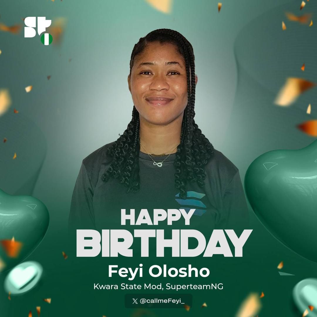 Happy Birthday, <a href="/callmeFeyi_/">FEYI</a> 🎉✨
On behalf of SuperteamNG Kwara, we celebrate you today! Thank you for being such an amazing leader and supporter always guiding us, encouraging our dedication, and reminding us to give the right weight to everything we do.

Your vision for the