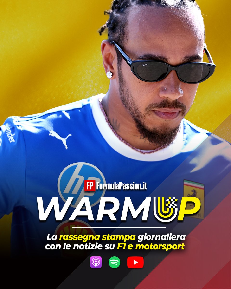 Domenicali fa discutere, Alonso lo difende; Hamilton critica la FIA e Vasseur spiega il no al ricorso; Leclerc è frustrato, Verstappen apre a un futuro in Ferrari ma...

🎙️Tutto nel nuovo episodio di #WarmUp #Podcast 👇

🔴youtu.be/ZeYbeyz800I 
🟢tinyurl.com/3zxaj4xm