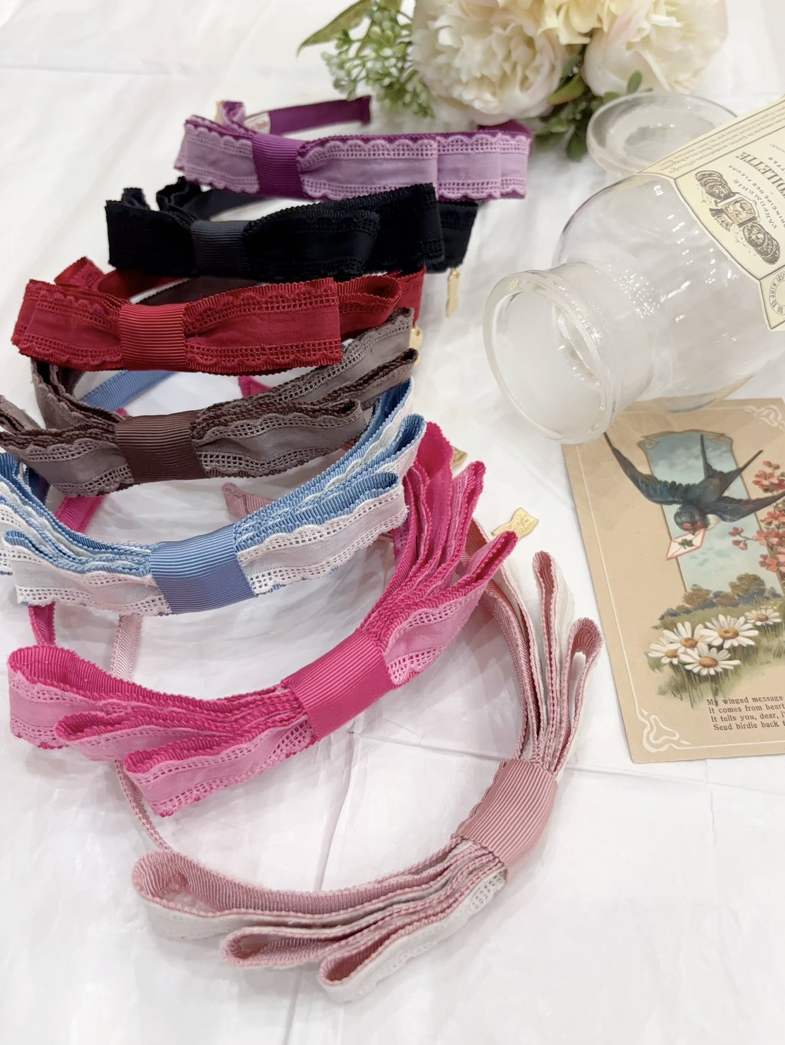 フリルリボンスカート 薔薇レース ピンク Emily Temple cute フリルリボンスカート 薔薇レース ピンク Emily Temple cute