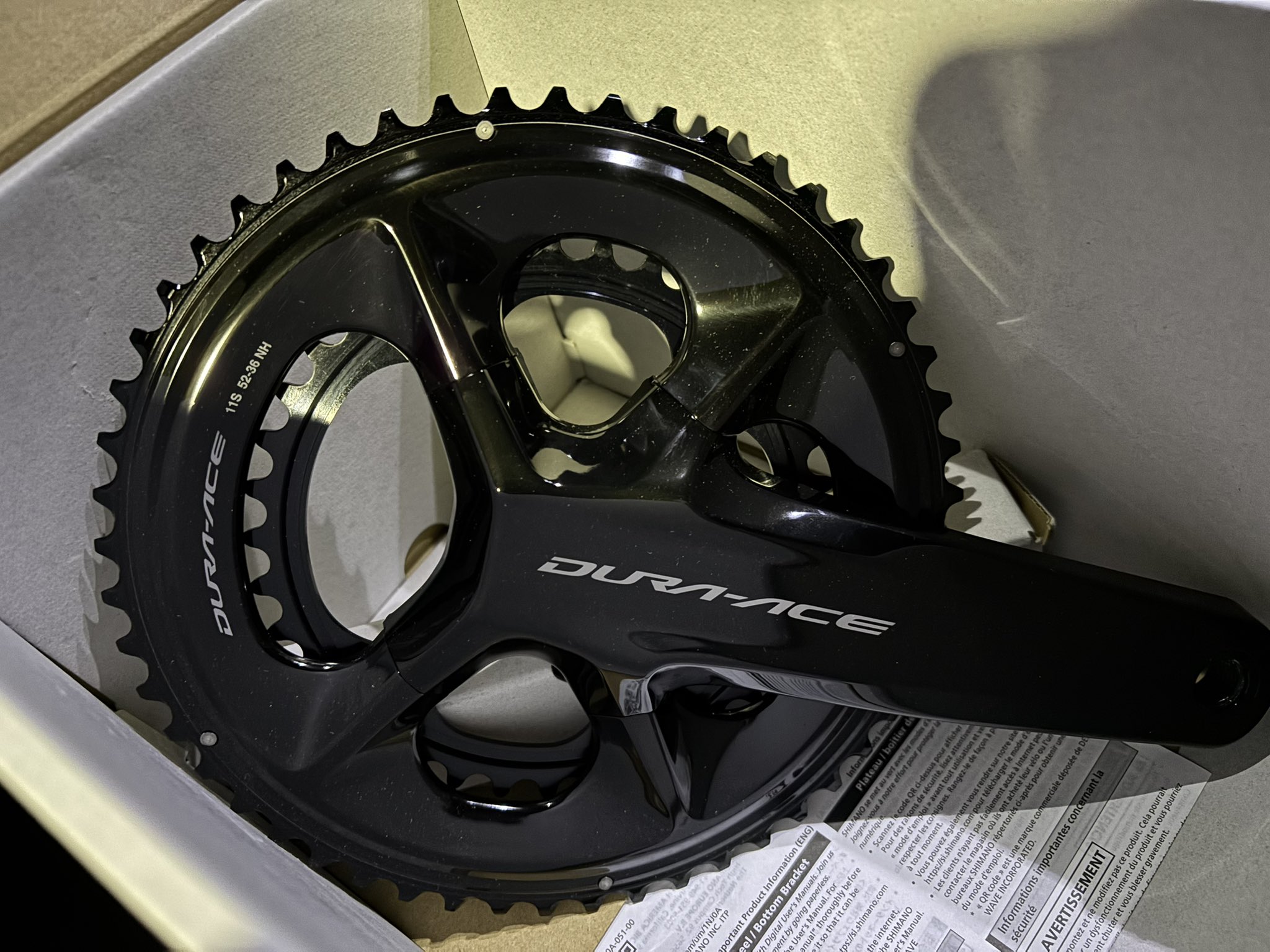 シマノ デュラエース FC-9000 クランクセット170mm 52-36t SHIMANO