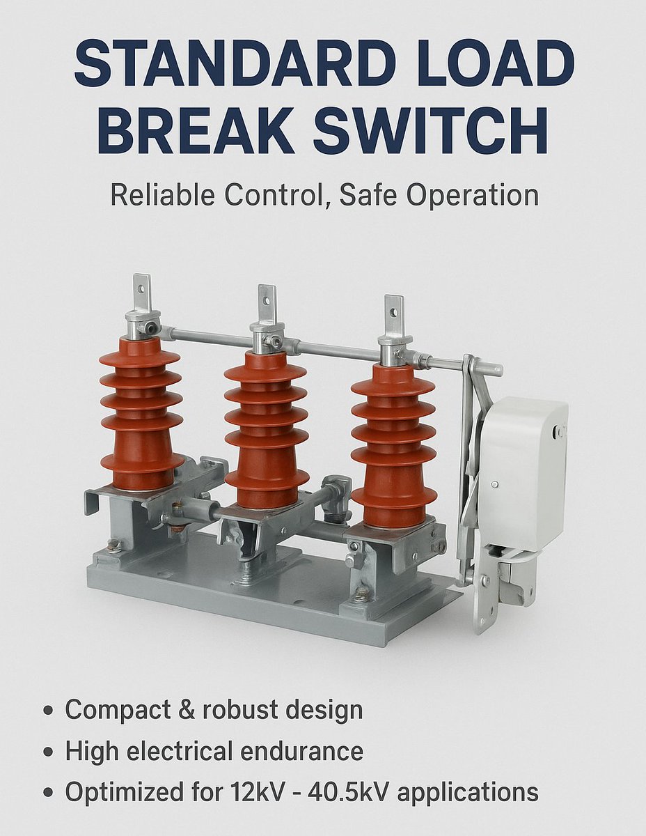 putai_electric's tweet image. Our Standard Load Break Switch ensures secure switching and reliable performance in medium-voltage networks.
→ info@putai-electric.com | putai-electric.com
#loadbreakswitch #switchgear #mediumvoltage #electricalsafety #powerdistribution #putaielectric