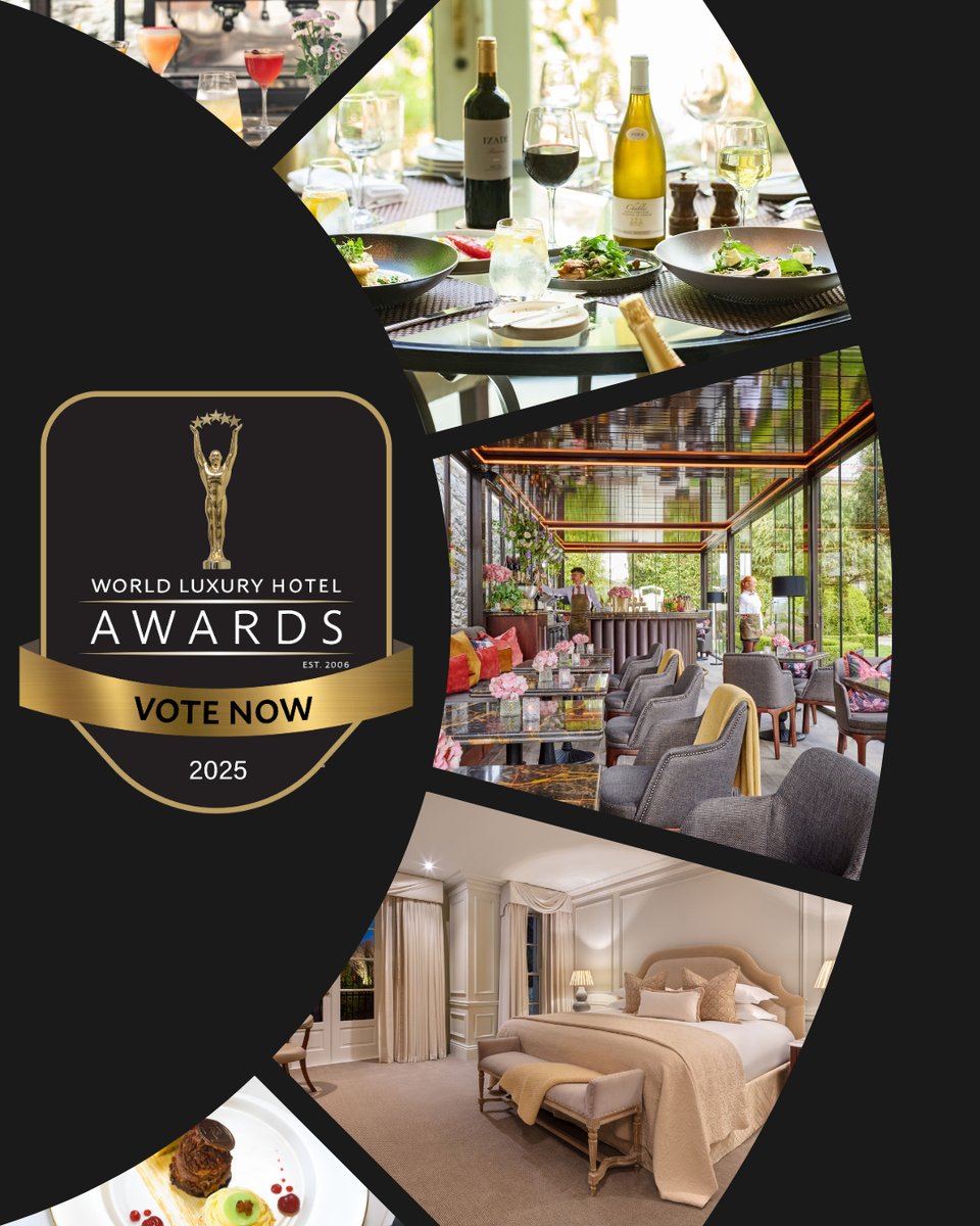 Voting closes this Sunday September 7th for the 2025 World Luxury Hotel Awards. We’re proud to be nominated in three categories: 

⭐Luxury Hotel 
⭐Luxury Gourmet Hotel
⭐Best Presidential Suite   

If you’ve enjoyed a stay with us you can vote here: bit.ly/41dhyhL