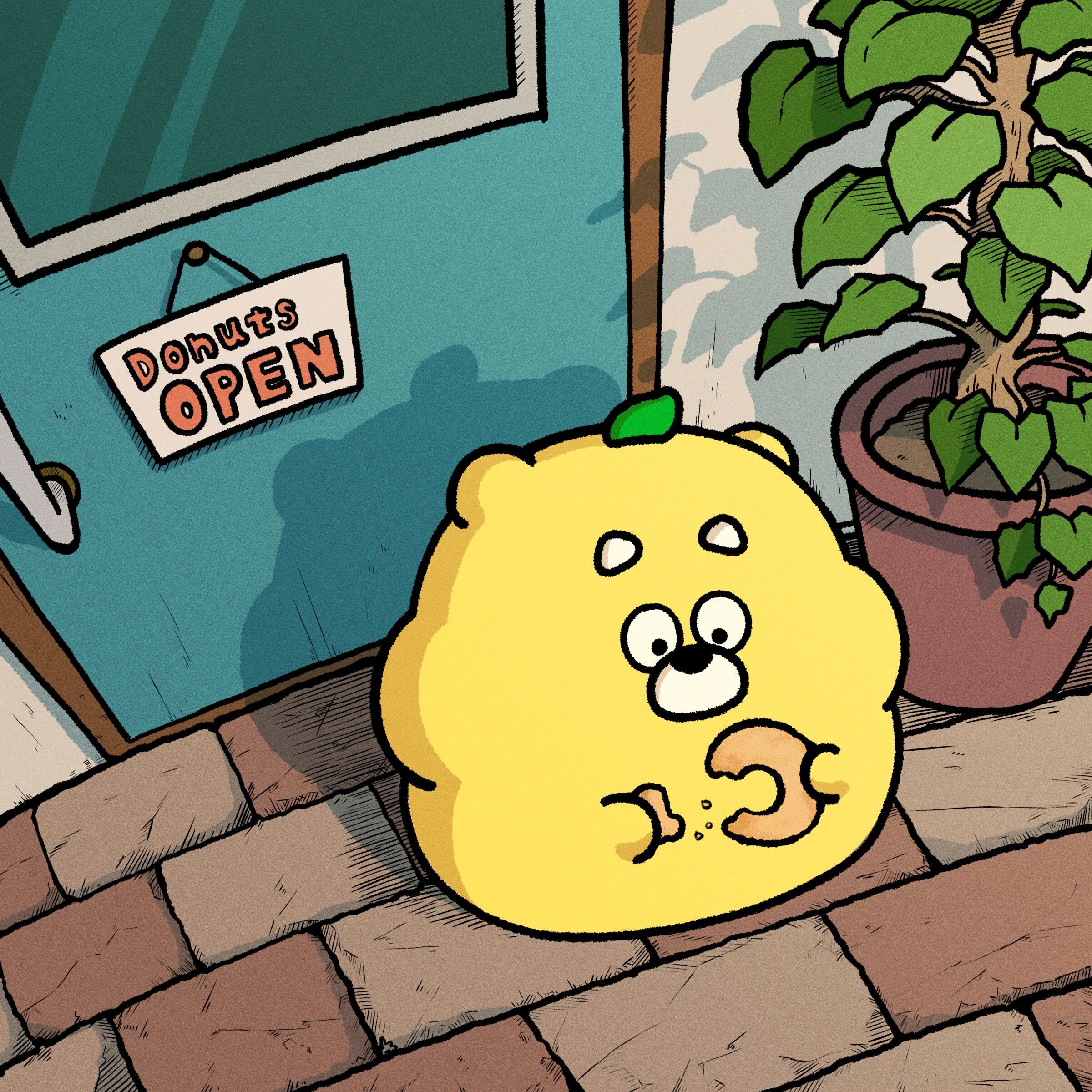 めん です。ひろくま 様 降りられなくなった #ひろくま #広島 #街 #優しい #レトロ