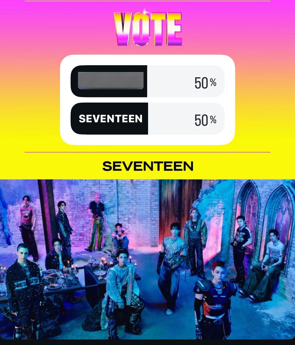 SVT_Banzai's tweet photo. 📢拡散希望‼️‼️‼️
🇺🇸MTV Video Music Awards 2025(#VMAs  )
🏆ベストグループ投票 

🗳MTV @MTV Instagramストーリーズ内
#SEVENTEEN☝️1回タップするだけ！
タップして%出たらOK🙆‍♀️

🔗 https://t.co/2hod3kAG3q

🚨🚨🚨🚨🚨
B* * *     50%
SEVENTEEN 50%🔥
🚨24時間で終わる投票です
🚨本日23:59(ストーリーが消える)まで

✅投票を広めて下さい！投票した後は、SNSで認証を🙏
インスタお持ちでなければ、アカウント作成をして、投票を‼️
同じメールで最大5個のアカウントが作成できます
この勝利を勝ち取り次に進みましょう‼️

投票方法🔗 https://t.co/lqgGgCmLVj
超簡単な投票です‼️

#VoteSEVENTEEN_onVMAs
#세븐틴 #セブチ
@pledis_17 @pledis_17jp