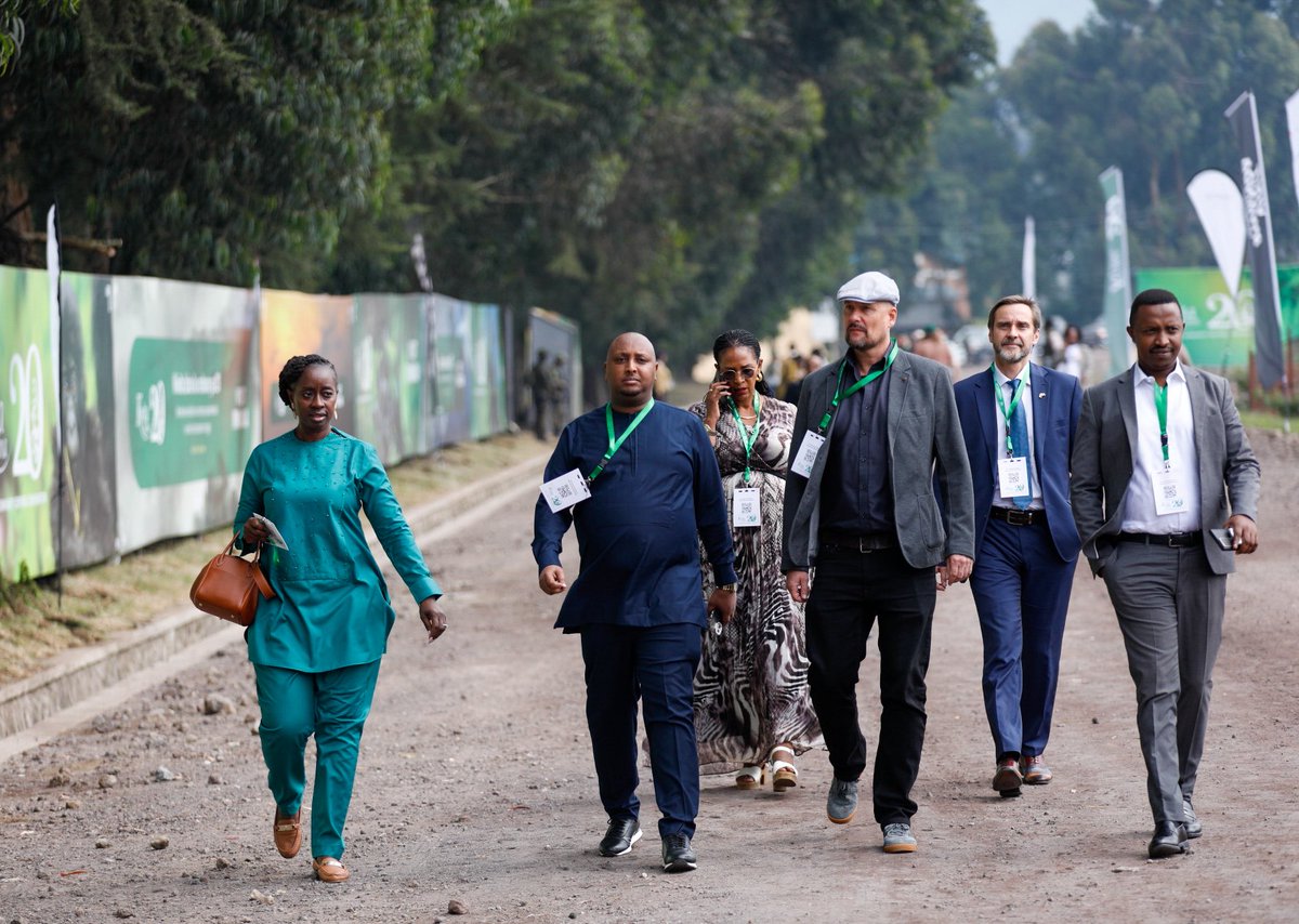 NewTimesRwanda's tweet photo. PHOTOS: Excitement is in the air at the foothills of Volcanoes National Park as visitors stream into Kinigi ahead of #KwitaIzina20. 

📸: @Dankwizera1 /TNT https://t.co/tCRNotKJYw