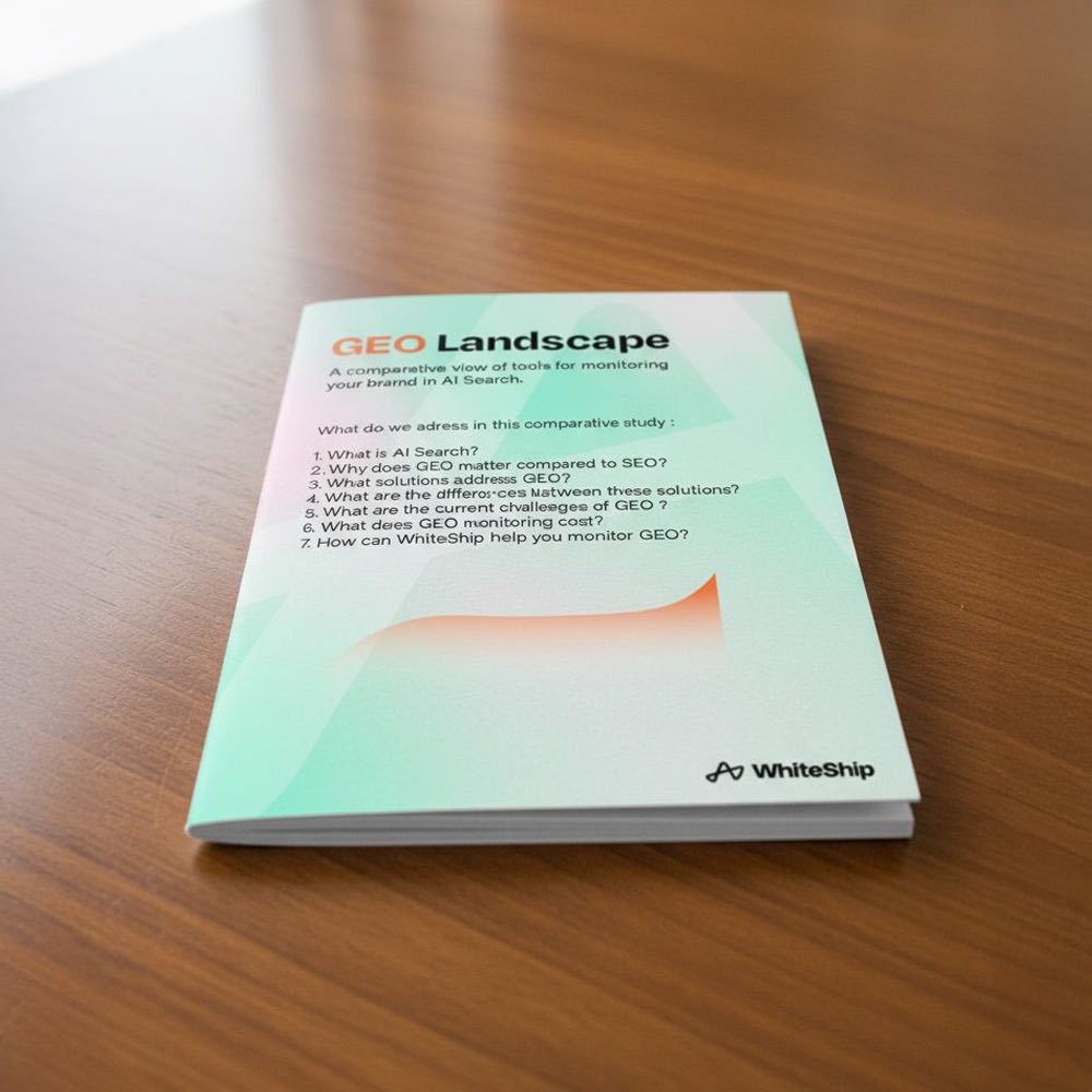 Votre entreprise peut devenir invisible sur internet et je vous offre une étude comparative.

Avec l’AI Search, les cartes de la visibilité, de la recommandation et de la réputation sont rabattues.

Chez <a href="/WhiteShipAI/">WhiteShip</a> , on a fait une étude comparative ultra détaillée pour