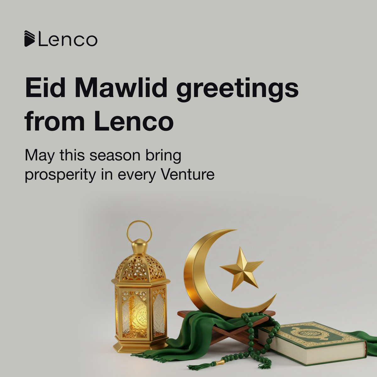 LencoHQ's tweet image. Happy Eid Mawlid from all of us at Lenco 💙
May the season bring prosperity to you in every venture.

#EidMilad  #lencohq #EidMubarak2025