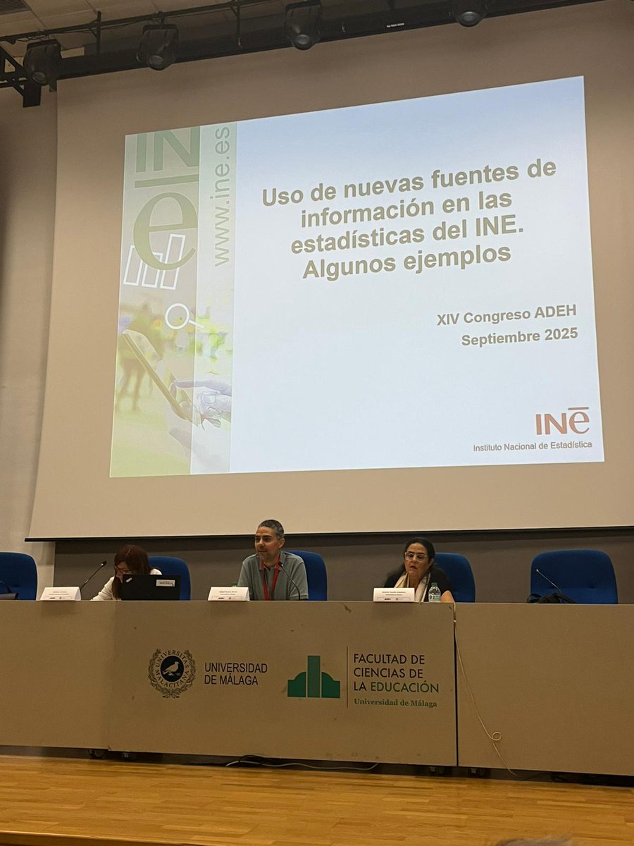 Segunda mesa redonda: Big data &amp; Demografía; con Cristina Casaseca, directora general de Estadística de la Población (INE) y Estrella Gualda Caballero, Universidad de Huelva. Modera Rafa Grande. #ADEH2025